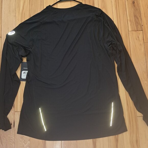 NWT Asics athletic crew black Men's XL - Picture 4 of 4